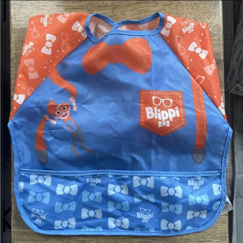 Blippi Waterproof Art Smock - Blue & Orange